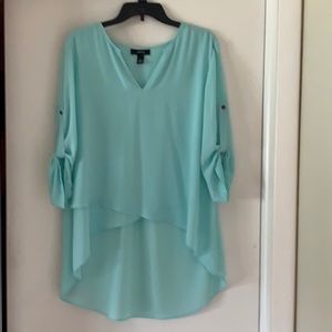 Mint green blouse